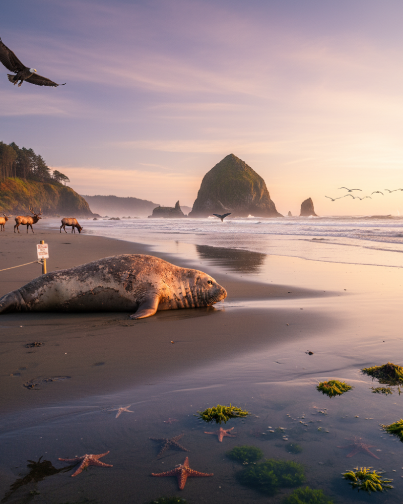 Other Marine Life At Haystack Rock Cannon Beach Oregon
